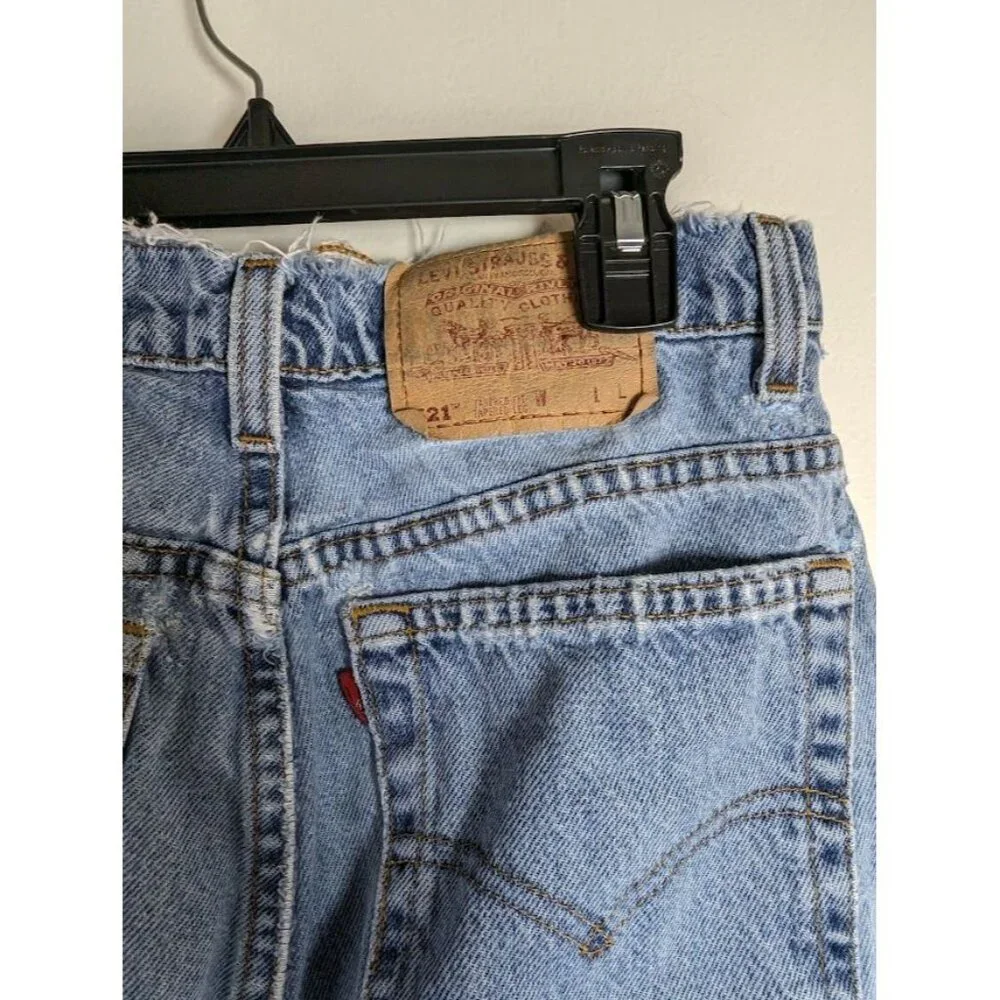 Vintage 90s Levi's 521‎ Jeans Size 10 Long Taper Fit Tapered Leg Denim 28x31 USA